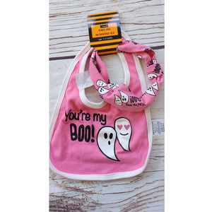 Gertex Halloween Ghost You're My Boo Headband and Bib